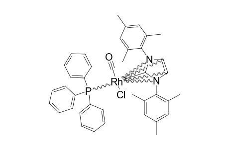 CHLORO-RHODIUM-1,3-BIS-(2,4,6-TRIMETHYLPHENYL)-IMIDAZOL-2-YLIDENE-CARBONYL-TRIPHENYLPHOSPHINE