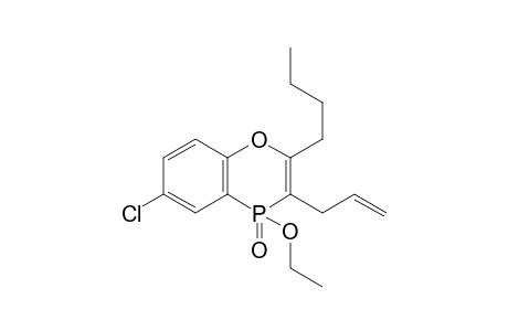 3-Allyl-2-butyl-6-chloro-4-ethoxy-4-phosphachromone