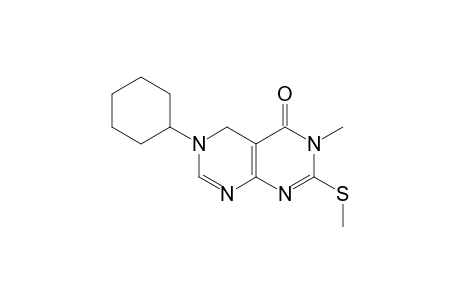6-Cyclohexyl-3-methyl-2-(methylthio)-5,6-dihydropyrimido[4,5-d]pyrimidin-4(3H)-one