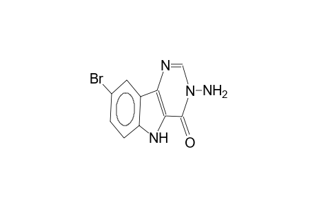 3-amino-8-bromo-3,4-dihydro-1H-indolo[3,2-d]pyrimidin-4-one