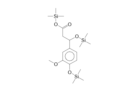 Vanillylhydroacrylic acid, tri-TMS
