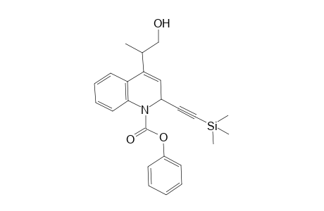 4-(1-hydroxypropan-2-yl)-2-(2-trimethylsilylethynyl)-2H-quinoline-1-carboxylic acid phenyl ester