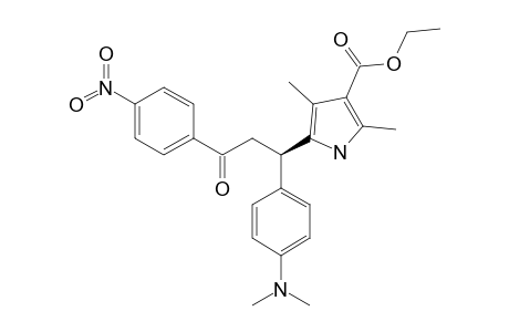 RAC-ETHYL-5-[1'-[4''-(DIMETHYLAMINO)-PHENYL-3'-(4'''-NITROPHENYL)-3'-OXO-PROPYL]-2,4-DIMETHYL-1H-PYRROLE-3-CARBOXYLATE