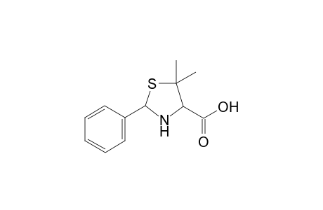 4-Thiazolidinecarboxylic acid, 5,5-dimethyl-2-phenyl-