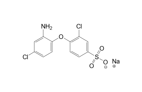 4-(2-amino-4-chlorophenoxy)-3-chlorobenzenesulfonic acid, sodium salt
