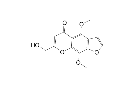 5H-Furo[3,2-g][1]benzopyran-5-one, 7-(hydroxymethyl)-4,9-dimethoxy-