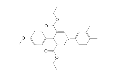3,5-pyridinedicarboxylic acid, 1-(3,4-dimethylphenyl)-1,4-dihydro-4-(4-methoxyphenyl)-, diethyl ester