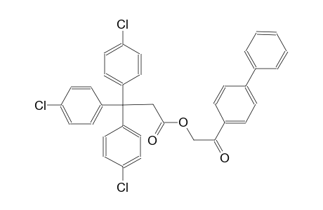 2-[1,1'-biphenyl]-4-yl-2-oxoethyl 3,3,3-tris(4-chlorophenyl)propanoate