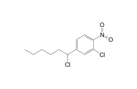 2-Chloro-4-(1-chlorohexyl)-1-nitrobenzene