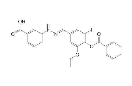 3-{(2E)-2-[4-(benzoyloxy)-3-ethoxy-5-iodobenzylidene]hydrazino}benzoic acid