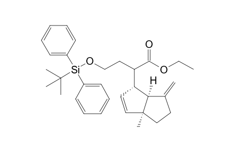 (1S,4S,5S)-4-(3-((tert-Butyldiphenylsilyl)oxy)-1-(ethoxycarbonyl)propyl)-1-methyl-6-methylenebicyclo[3.3.0]oct-2-ene