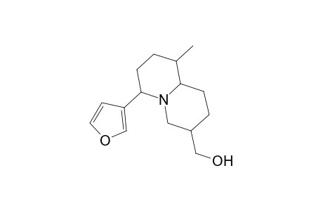 2H-Quinolizine-3-methanol, 6-(3-furanyl)octahydro-9-methyl-, [3S-(3.alpha.,6.alpha.,9.beta.,9a.beta.)]-