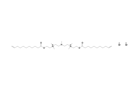 [(methylimino)diethylene]bis[dimethyl(2-hydroxyethyl)ammonium] dibromide, bis(10-undecenoate) (ester)