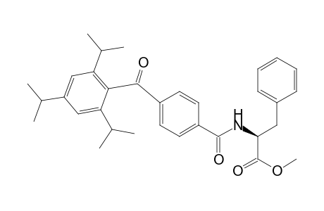 (S)-N-(p-(2,4,6-Triisopropylbenzoyl)benzoyl)-L-phenylalanine Methyl Ester