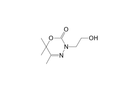 2H-1,3,4-oxadiazin-2-one, 3,6-dihydro-3-(2-hydroxyethyl)-5,6,6-trimethyl-