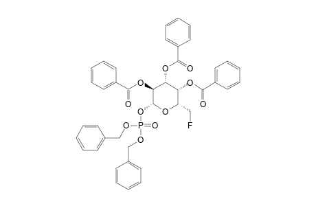 DIBENZYLPHOSPHORYL-2,3,4-TRI-O-BENZOYL-6-DEOXY-6-FLUORO-BETA-L-GALACTOPYRANOSIDE