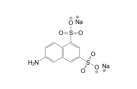 6-amino-1,3-naphthalenedisulfonic acid, disodium salt