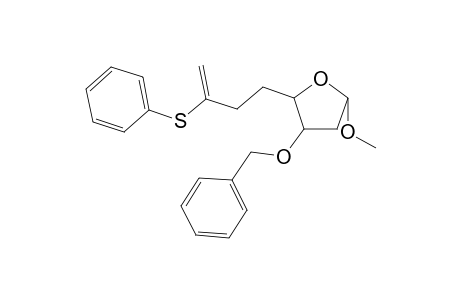 3-Benzyloxy-5-methoxy-2-[3-(phenylthio)but-3-enyl]tetrahydrofuran