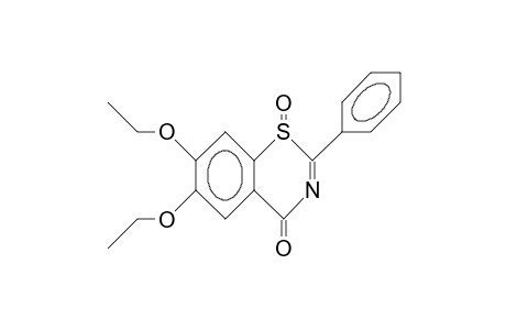 6,7-Diethoxy-2-phenyl-4H-1,3-benzothiazin-4-one 1-oxide