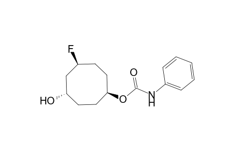 (-)(1S,4S,6S)-4-Fluoro-t-6-hydroxycyclooct-r-1-yl N-phenylcarbamate