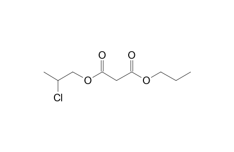 Malonic acid, 2-chloropropyl propyl ester