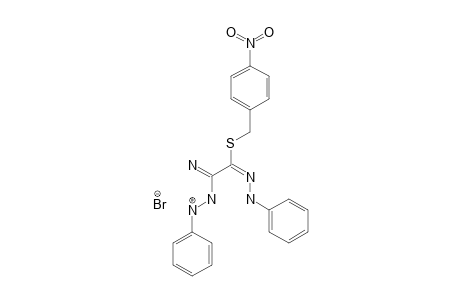 S-(4-NITROBENZYL)-THIOOXAL-1-(2-PHENYLHYDRAZONO)-2-(2-PHENYLAMIDRAZONIUM)-BROMIDE