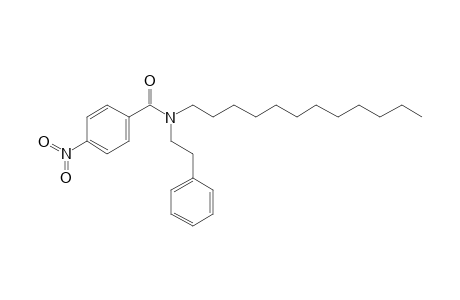 Benzamide, 4-nitro-N-(2-phenylethyl)-N-dodecyl-