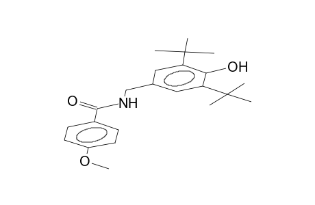 N-(3,5-di-tert-butyl-4-hydroxybenzyl)-4-methoxybenzamide