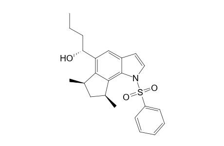 (.alpha..xi.,6R,8S)-6,8-Dimethyl-1-(phenylsulfonyl)-.alpha.-propyl-1,6,7,8-tetrahydrocyclopent[g]indole-5-methanol isomer