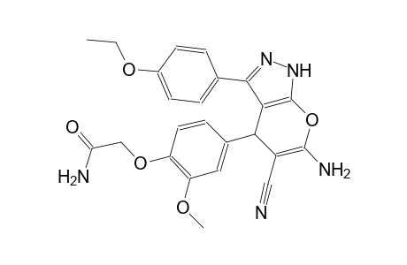 acetamide, 2-[4-[6-amino-5-cyano-3-(4-ethoxyphenyl)-1,4-dihydropyrano[2,3-c]pyrazol-4-yl]-2-methoxyphenoxy]-