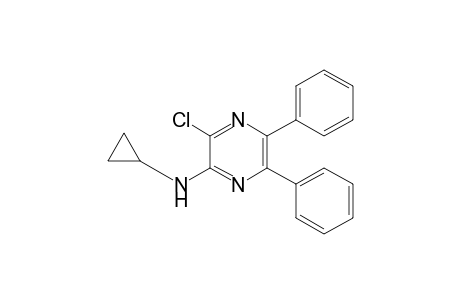 2-Pyrazinamine, 3-chloro-N-cyclopropyl-5,6-diphenyl-