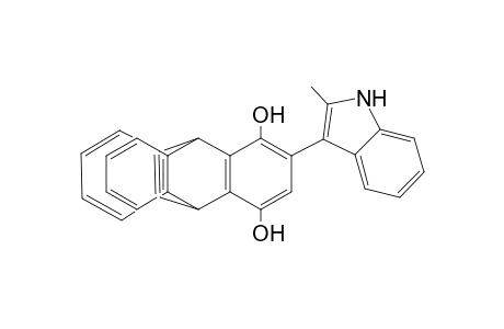 2-(2-Methyl-1H-indol-3-yl)-1,4-triptycenediol