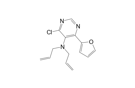N,N-Diallyl-4-chloro-6-(2-furyl)-pyrimidin-5-amine