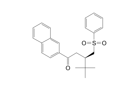(R)-(2-tert-Butyl-4-(2-naphthyl)-4-oxobut-1-yl)phenylsulfone