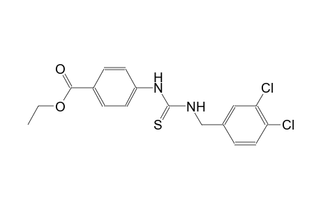 ethyl 4-({[(3,4-dichlorobenzyl)amino]carbothioyl}amino)benzoate