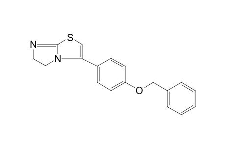 Imidazo[2,1-b]thiazole, 5,6-dihydro-3-(4-benzyloxyphenyl)-