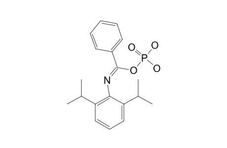N-(2,6-DIISOPROPYLPHENYL)-BENZIMIDOYL-PHOSPHORIC-ANHYDRIDE