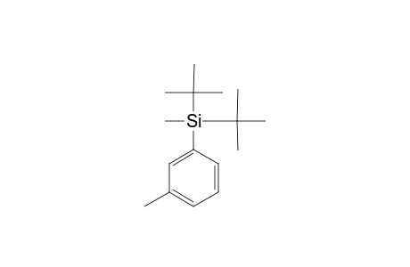 (DI-TERT.-BUTYLMETHYLSILYL)-TOLUENE;META-ISOMER