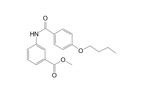 Methyl 3-[(4-butoxybenzoyl)amino]benzoate