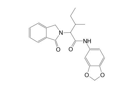1H-isoindole-2-acetamide, N-(1,3-benzodioxol-5-yl)-2,3-dihydro-alpha-[(1S)-1-methylpropyl]-1-oxo-, (alpha~2~S)-