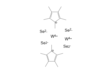 tungsten(V) bis(1,2,3,4,5-pentamethylcyclopenta-2,4-dien-1-ide) tetraselenide