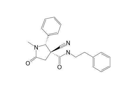 (2R,3R)-3-Cyano-1-methyl-5-oxo-N-phenethyl-2-phenylpyrrolidine-3-carboxamide