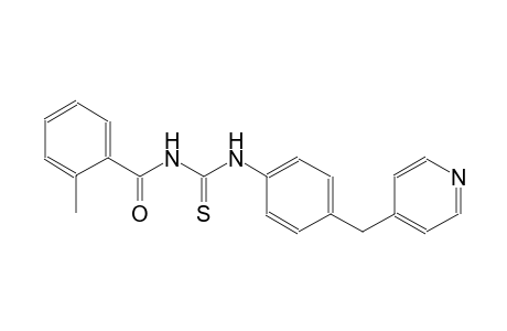 N-(2-methylbenzoyl)-N'-[4-(4-pyridinylmethyl)phenyl]thiourea