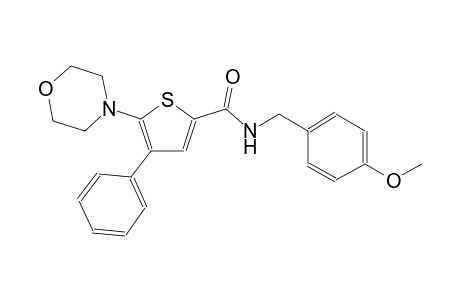 2-thiophenecarboxamide, N-[(4-methoxyphenyl)methyl]-5-(4-morpholinyl)-4-phenyl-
