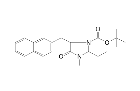 2-t-Butyl-3-methyl-5-naphthalen-2-ylmethyl-4-oxoimidazolidine-1-carboxylic acid, t-butyl ester