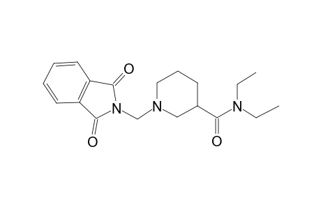 Piperidine-3-carboxamide, N,N-diethyl-1-(2,3-dihydro-1,3-dioxo-2-isoindolylmethyl)-
