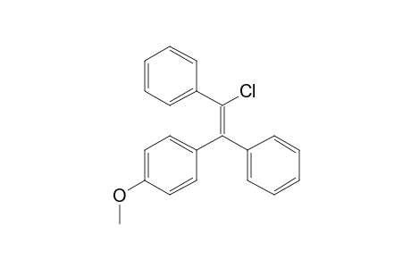 1-(2-Chloro-1,2-diphenylethenyl)-4-methoxybenzene (isomer 1)