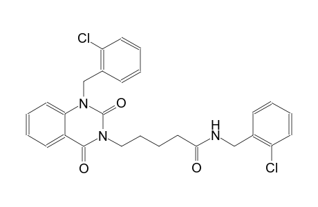 N-(2-chlorobenzyl)-5-(1-(2-chlorobenzyl)-2,4-dioxo-1,4-dihydro-3(2H)-quinazolinyl)pentanamide