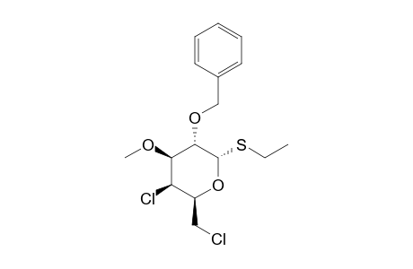 ETHYL-2-O-BENZYL-4,6-DICHLORO-4,6-DIDEOXY-3-O-METHYL-1-THIO-ALPHA-D-GALACTOPYRANOSIDE