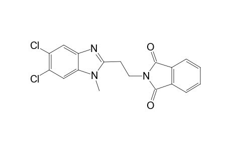 2-[2'-(5",6"-Dichloro-1"-methyl-1H-benzoimidazol-2"-yl)ethyl]-isoindole-1,3-dione